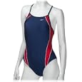 Speedo Ladies Race Xtra Life Lycra Team Solid Splice Axcel Back One Piece Swimsuit by  Speedo 