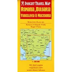 Romania/Bulgaria/Yugoslavia/Macedonia Insight Travel Map