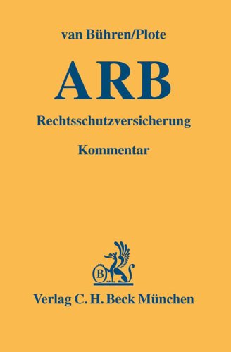 Cover image : Rechtsschutzversicherung (ARB). Rechtsstand: Dezember 2005