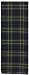 Durable Hand Woven 100% Cotton Colorful Blue Plaid Table Runners 12x72 Inches Set of Two