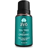 āVō Skin Tag Removal, Ringworm Treatment, Toenail Fungus, and Psoriasis Blend - Pure Tea Tree Oil and Oregano Oil - 100% Therapeutic Grade Essential Oil - 15ml