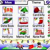 Holly Jolly Handheld SilverScreen Theme! downloadable Software