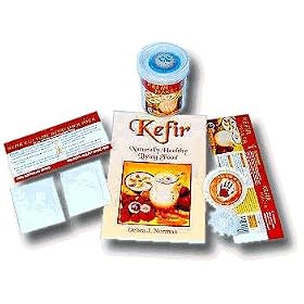 Kefir Starter Kit (One Reusable Kefir Floater + Kefir Starter Culture that lasts for 6 months of continuous batches + the book Kefir Rediscovered) Brand: Kefir Culture Natural Ltd
