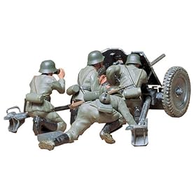 Ger. 37mm Anti-tank Gun Military Model Kit