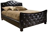 Hillsdale 1379BK Carnigan Bed Set, King, Dark Brown Leather