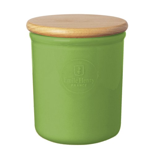 Emily Henry Ceramic Countertop Cannister with Lid- Vert