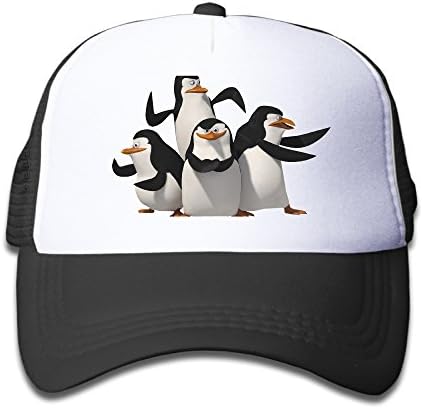 Sosoul Mad Penguins Summer Unisex Child Hats Caps Lightweight Mesh Flexfit Black