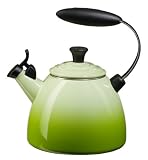 Le Creuset Halo Enamel-on-Steel 1-1/2-Quart Kettle, Kiwi