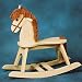 Stork Craft Rocking Horse In Natural