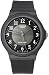 Casio Men's Core MQ24-1B3 Black Rubber Quartz Watch with Grey Dial