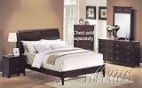 4pc California King Size Bedroom Set Espresso Finish