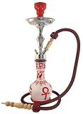 Produkt-Bild: Aladin Shisha Isis M - 1-Schlauch - Rot - ca. 63 cm