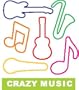 Crazy Bandz Shaped Rubber Bands Bracelets 24Pack Music