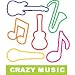 Crazy Bandz Shaped Rubber Bands Bracelets 24Pack Music
