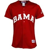 Russell Alabama Crimson Tide Youth Crimson Replica Baseball Jersey
