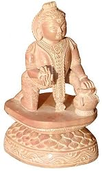 Stone Statue Gopal Krishan Collectible Figurines 2.5 x 2 x 4 inches (sos292)
