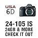 Canon EOS 6D Digital SLR Camera with 24-105mm IS, 24 GB and More