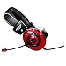 Electronics : NEW RED / BLACK COMPUTER LAPTOP PC HEADPHONE HEADSET MICROPHONE MIC FOR SKYPE MSN GTALK