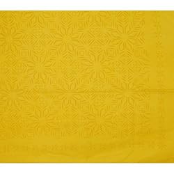 Bedspread Bedcover Cut Work on Cotton Size Queen Bed (bcov523)
