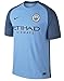 Nike Men's Manchester City Home Stadium Soccer Jersey 2017 (Field Blue)