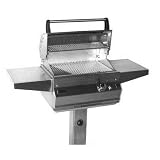 Fire Magic Gas Grills Legacy Deluxe Propane Gas All Infrared Grill On In-Ground Post