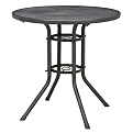 Gabbana Mesh Metal Bistro Table Dark Metal – 28"