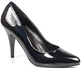 PUMP420 by Pleaser Sexy 3 Heel Black Patent Pumps