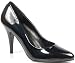 PUMP420 by Pleaser Sexy 3 Heel Black Patent Pumps
