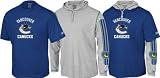 Vancouver Canucks -Blue/Grey- Hoodie Tee Combo