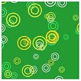ArtScape 8' OS Green Rings Pool Table Cloth
