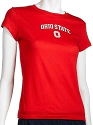 Soffe Ohio State University Junior's Short Sleeve Tissue Tee