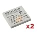 Two Battery For DB-L20 DBL20 Sanyo Xacti DSC-C4 DSC-C5