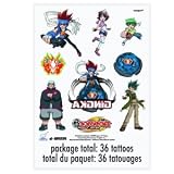 Beyblade Tattoos (4 sheets) Party Supplies