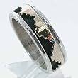 Sterling Silver and 14 Kt. Gold Thundercloud Ring by Skeets, Size 6, #566-6