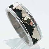 14kt Gold and Sterling Silver Thunderclould Ring by Skeets size 7, #566