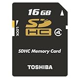 Toshiba 16GB SDHC Memory Card (SD-K16G9B8TRTC)