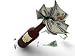 Pouring Money from Bottle of Wine - 24W x 18H - Peel and Stick Wall Decal by Wallmonkeys