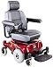 Compact Mid-Wheel Drive Power Chair, Burgundy