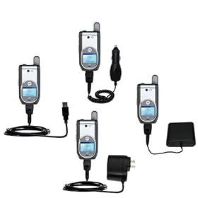 Road Warrior Kit for the Motorola i930 includes a Car and Wall Charger AND USB cable AND... by Gomadic for the Motorola i930