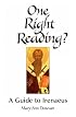 One Right Reading?: A Guide to Irenaeus (Theology)