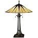 Quoizel Gotham Tiffany 2 Light Table Lamp