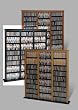 Triple Width Black Barrister Media Storage Tower By Prepac Furniture