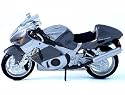 Diecast Model Suzuki GSX-R 1300 Hayabusa (1:12 scale by Maisto) in Silver