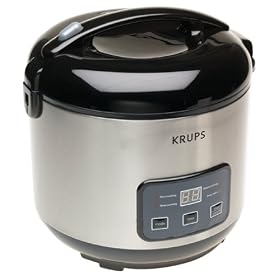 Krups FDH212 10-Cup Automatic Rice Cooker with Slow Cooker and Steamer by Krups