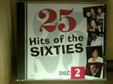 25 HITS OF THE SIXTIES. VOLUME 2. SCARCE CD. VAR014. 5020214201425. ORIGINAL ARTISTS. 25 TRACK CD.