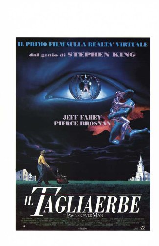 The Lawnmower Man Movie Poster (13 x 28 Inches - 34cm x 72cm) (1992) Italian -(Jeff Fahey)(Pierce Brosnan)(Jenny Wright)(Mark Bringleson)(Geoffrey Lewis)(Jeremy Slate) The Lawnmower Man Movie Poster (13 x 28 Inches - 34cm x 72cm) (1992) Italian -(Jeff Fahey)(Pierce Brosnan)(Jenny Wright)(Mark Bringleson)(Geoffrey Lewis)(Jeremy Slate)