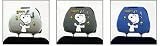 Snoopy Dancing Headrest Cover - White