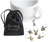 Tea Party Mug Charms, Set of 6