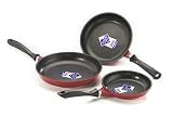 Produkt-Bild: Karcher 121664 Pfannen Set - hochwertiges 3-teiliges Aluguss Pfannen Set - Teflon&reg; Classic beschichtet - bourdeaux