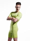Nebulus Body-Fit Set Q084 - Ensemble de sous-vêtements courts de ski - Homme - Vert